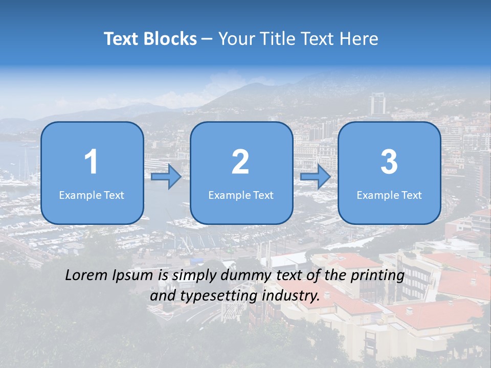 Holiday Coast Buildings PowerPoint Template