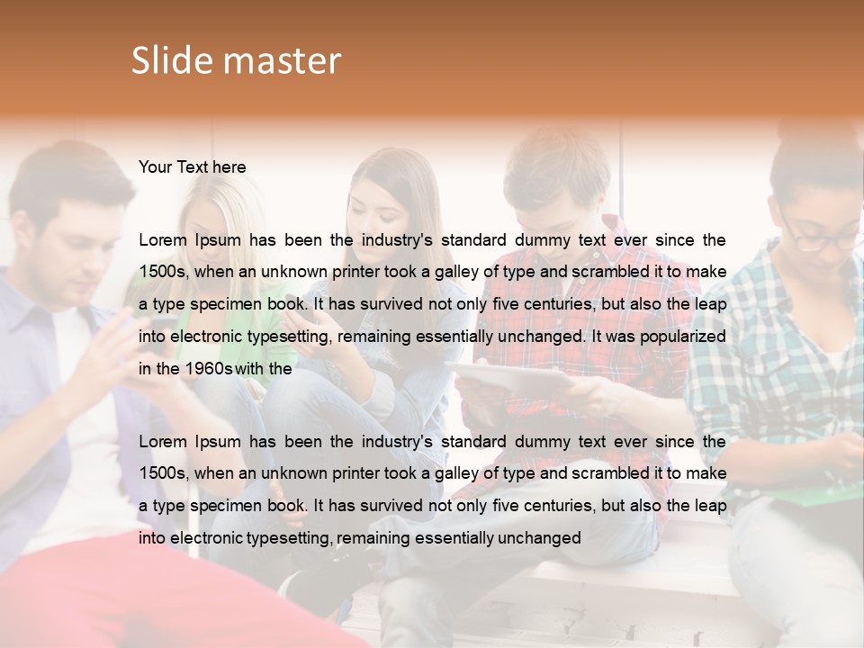 University College Addiction PowerPoint Template