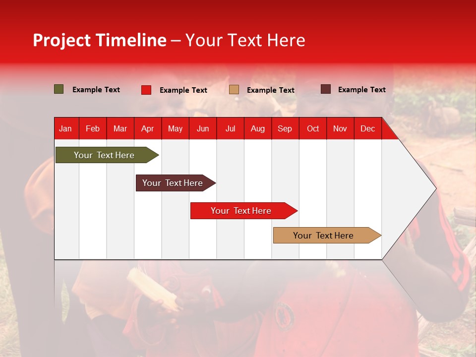 Black Mouth Open Kids PowerPoint Template