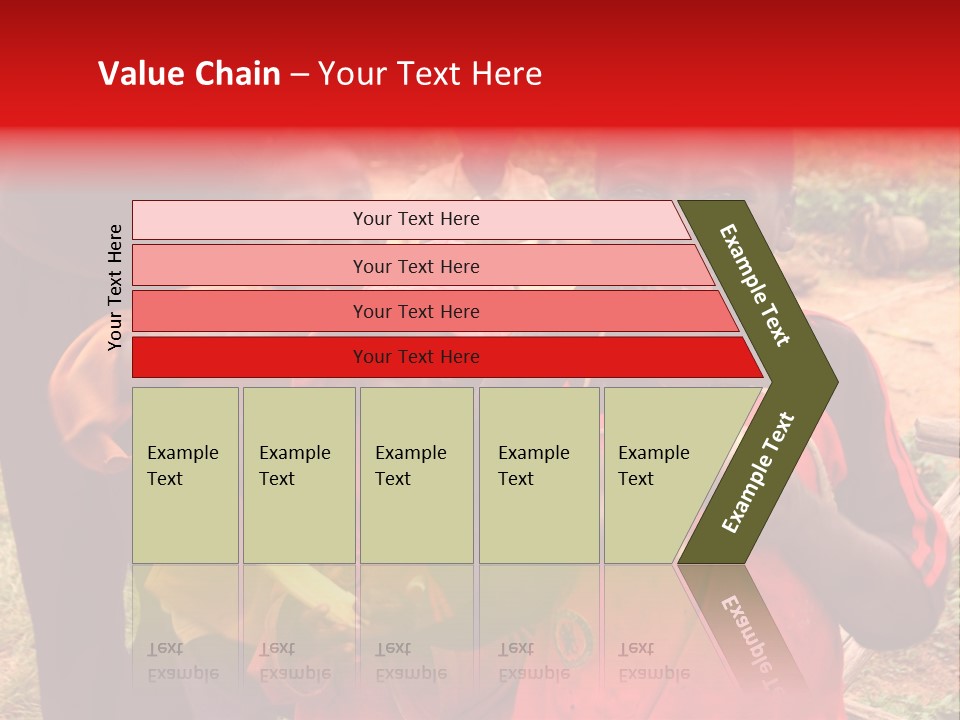 Black Mouth Open Kids PowerPoint Template