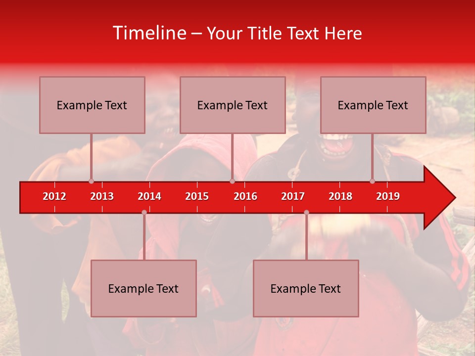 Black Mouth Open Kids PowerPoint Template