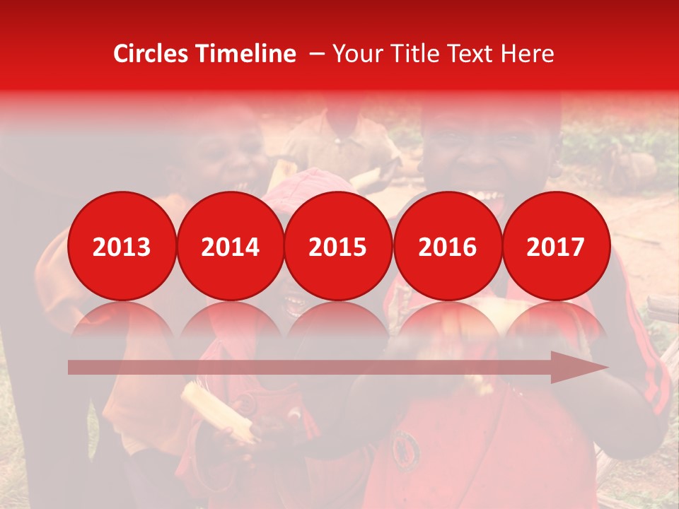 Black Mouth Open Kids PowerPoint Template