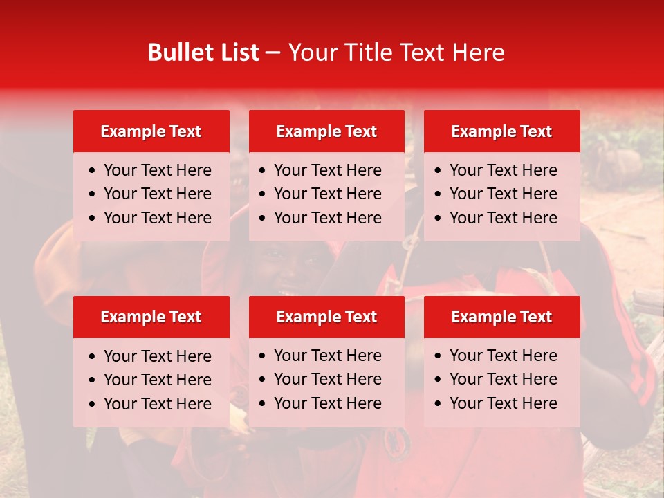 Black Mouth Open Kids PowerPoint Template