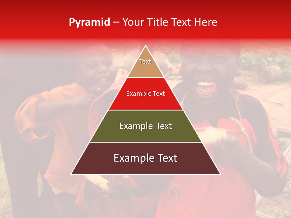 Black Mouth Open Kids PowerPoint Template