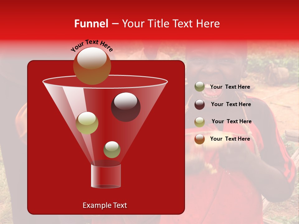 Black Mouth Open Kids PowerPoint Template