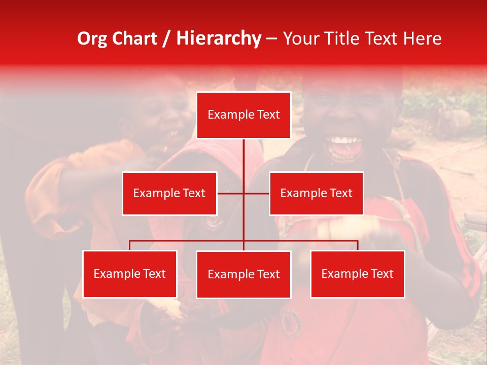 Black Mouth Open Kids PowerPoint Template