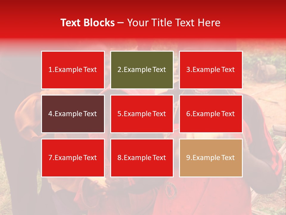 Black Mouth Open Kids PowerPoint Template