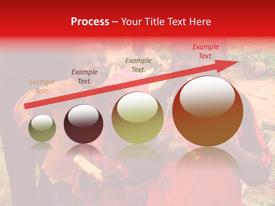 Black Mouth Open Kids PowerPoint Template