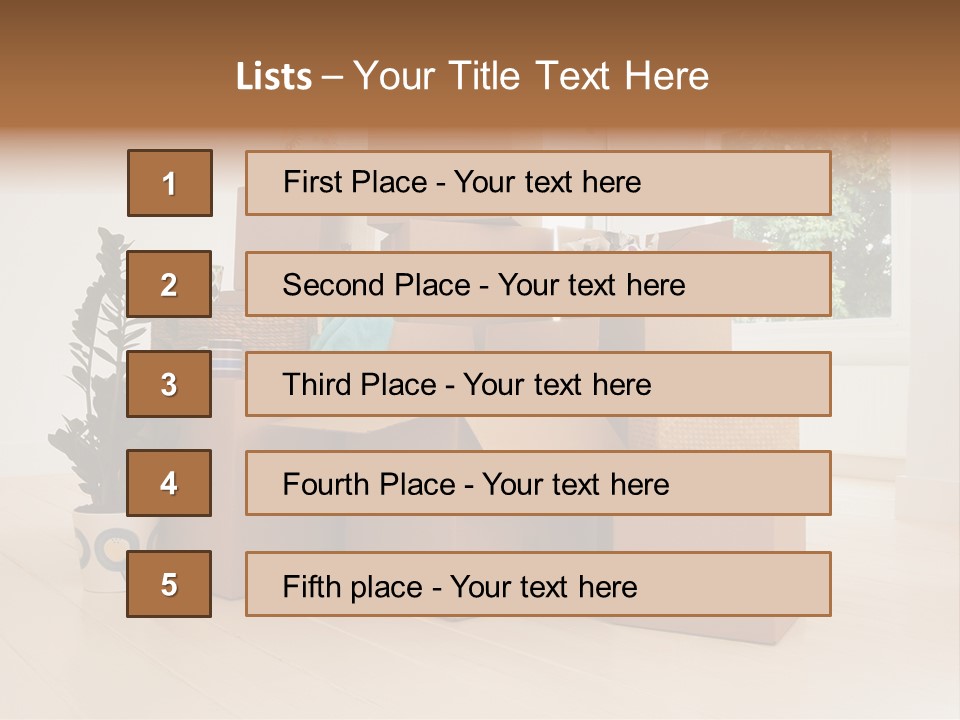 Property Package Unfurnished PowerPoint Template