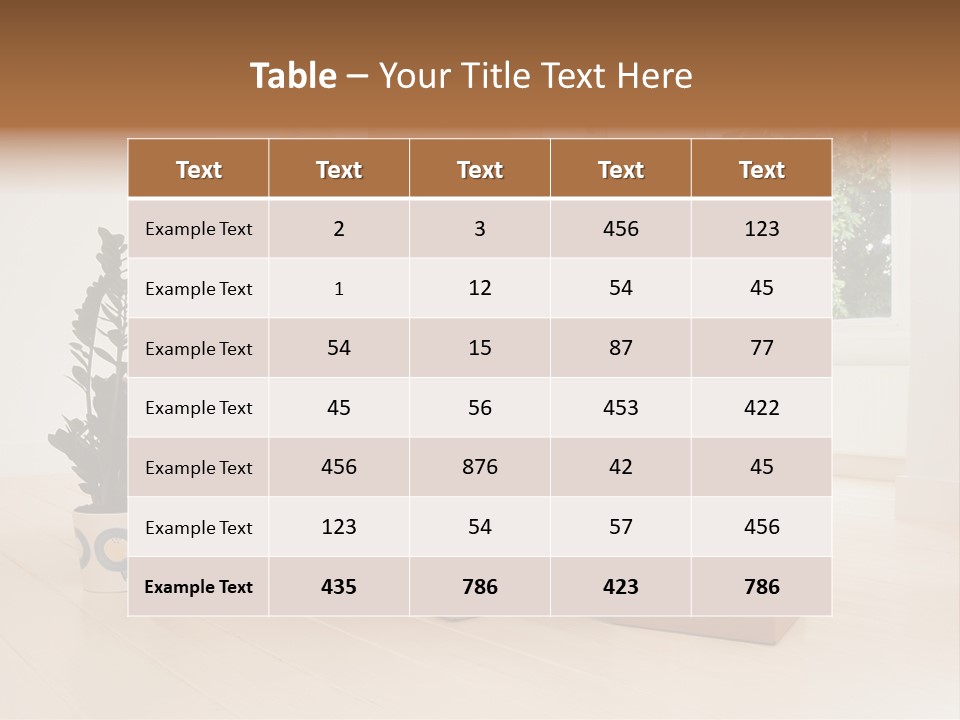 Property Package Unfurnished PowerPoint Template