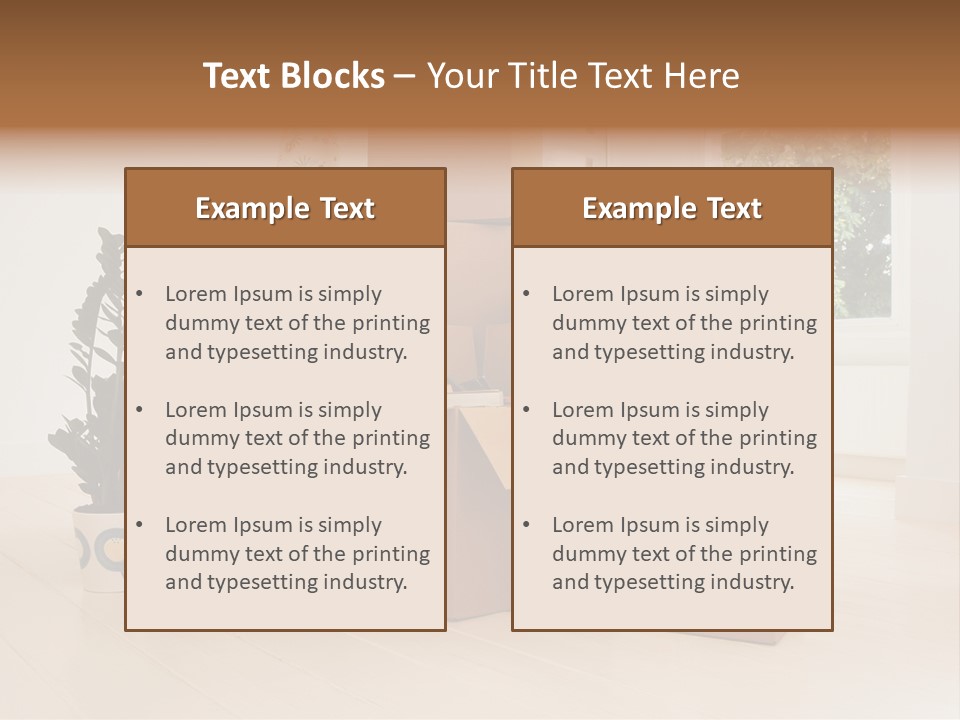 Property Package Unfurnished PowerPoint Template