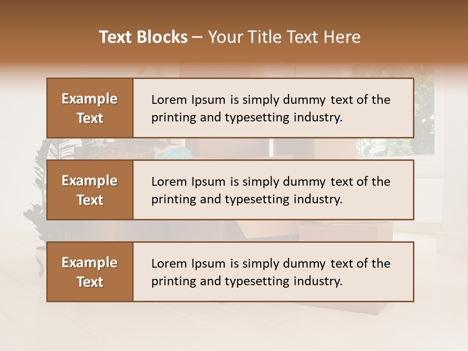 Property Package Unfurnished PowerPoint Template