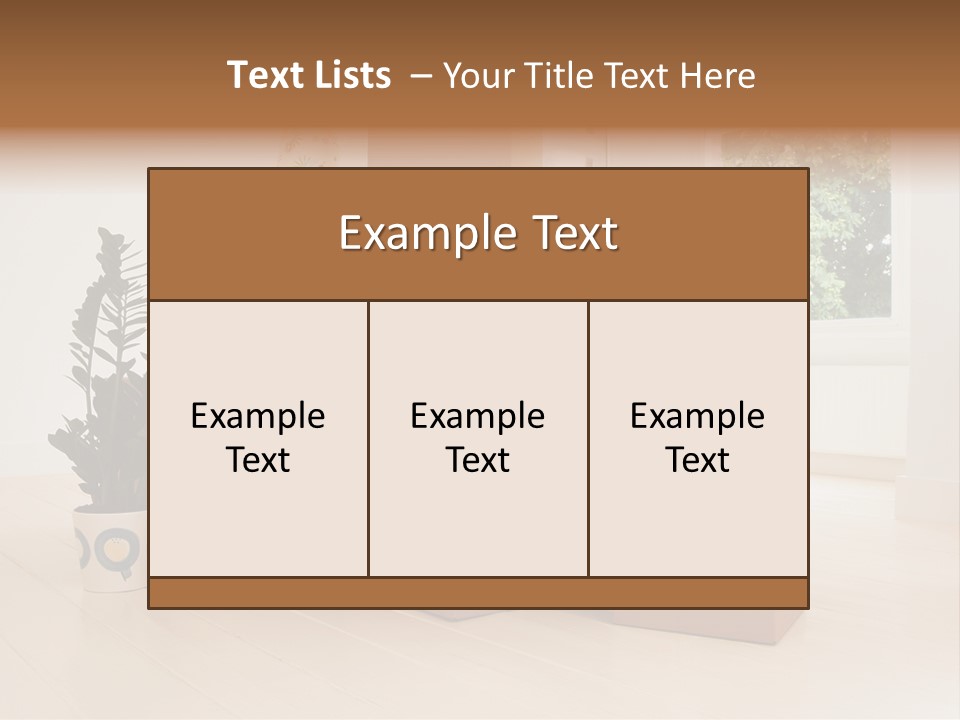 Property Package Unfurnished PowerPoint Template
