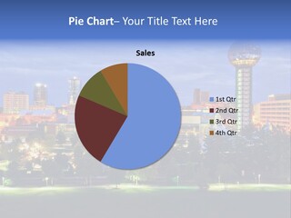 Sun Sphere Daytime Office Buildings PowerPoint Template