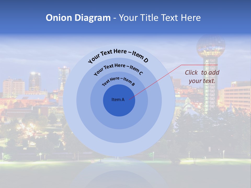 Sun Sphere Daytime Office Buildings PowerPoint Template