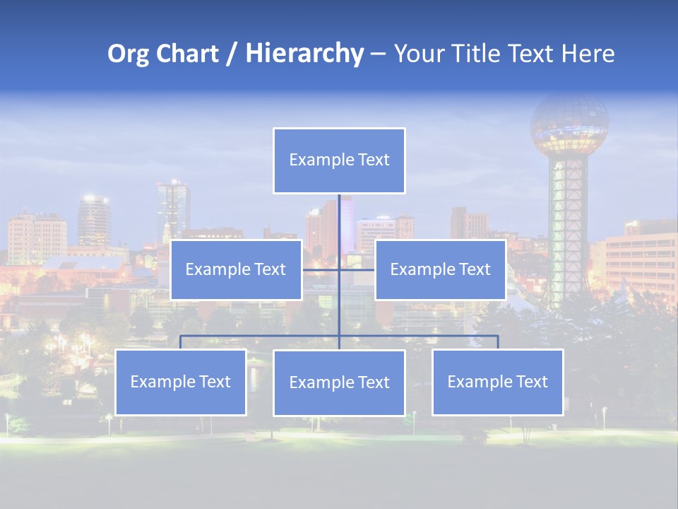 Sun Sphere Daytime Office Buildings PowerPoint Template