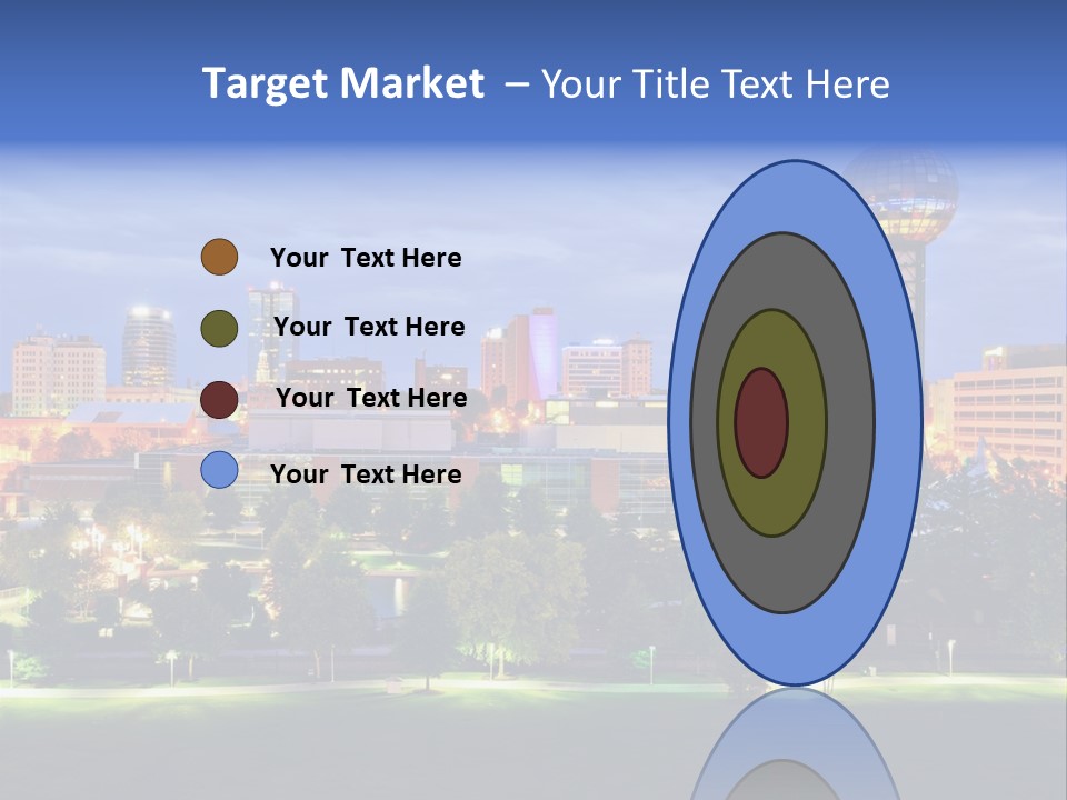 Sun Sphere Daytime Office Buildings PowerPoint Template