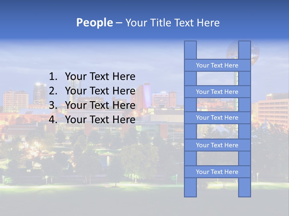 Sun Sphere Daytime Office Buildings PowerPoint Template