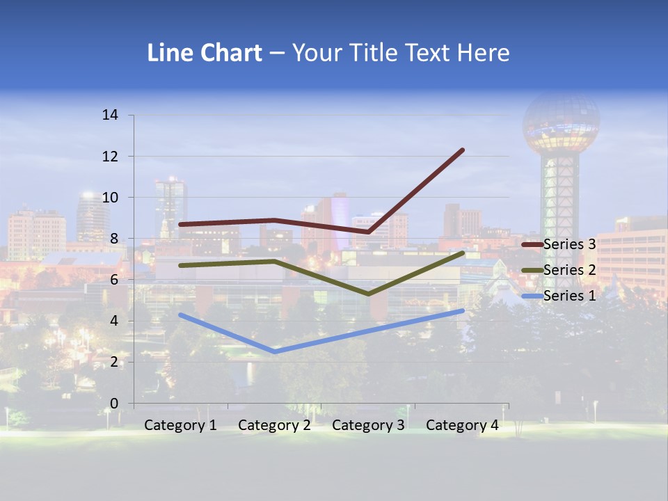Sun Sphere Daytime Office Buildings PowerPoint Template
