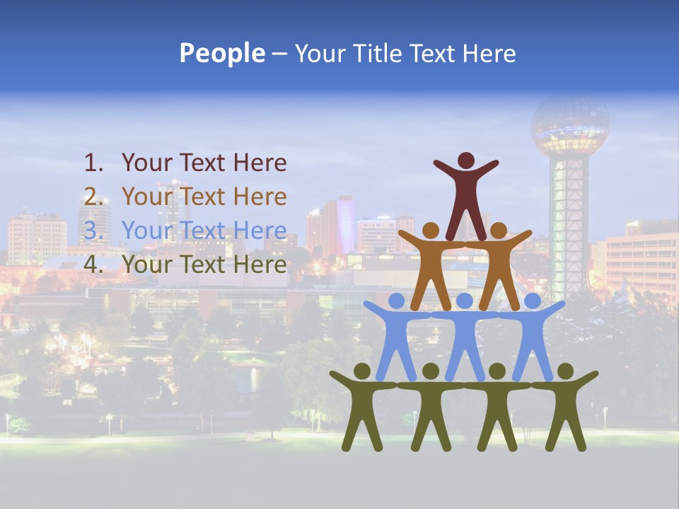 Sun Sphere Daytime Office Buildings PowerPoint Template