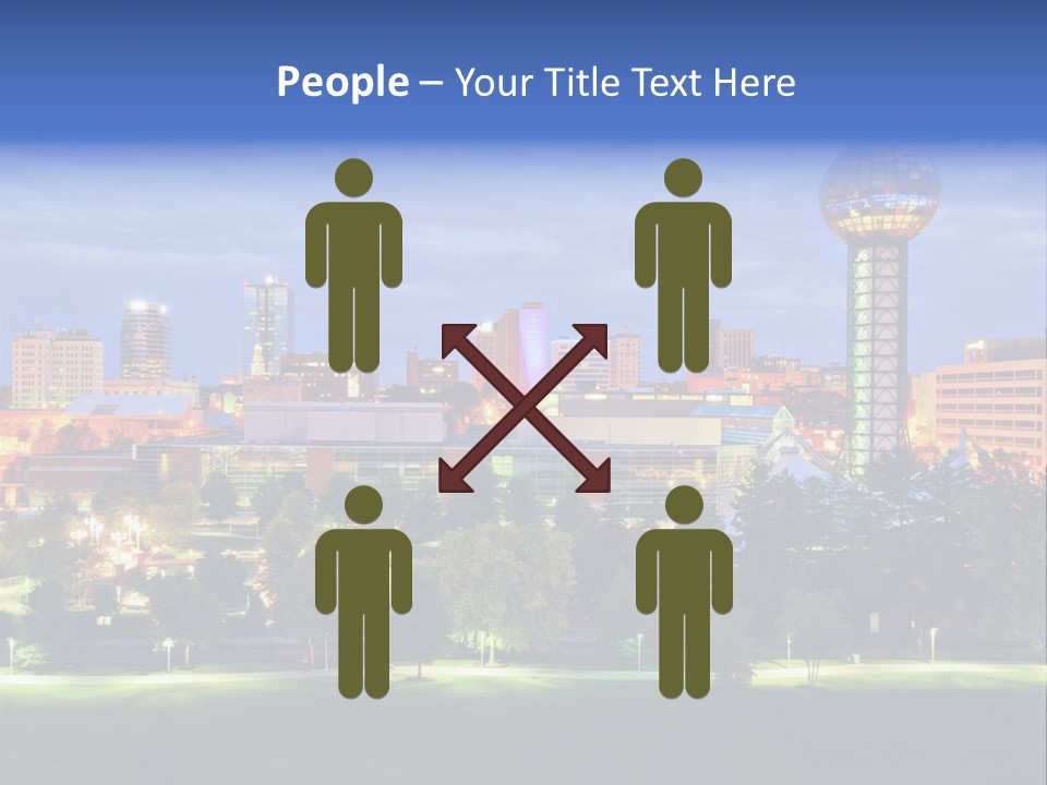 Sun Sphere Daytime Office Buildings PowerPoint Template