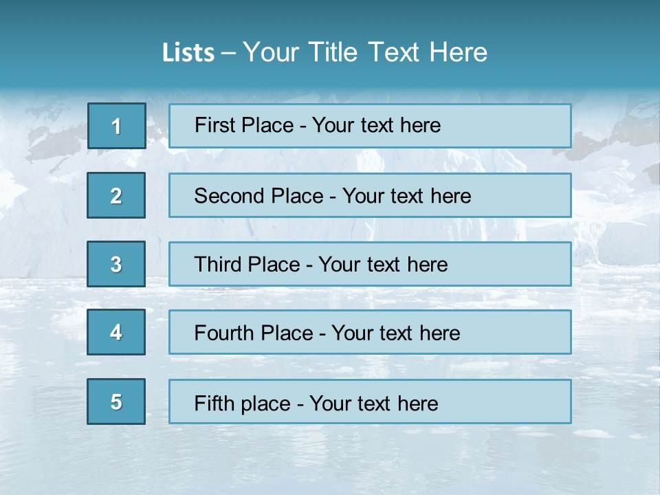 Cold Harbor Landscape PowerPoint Template