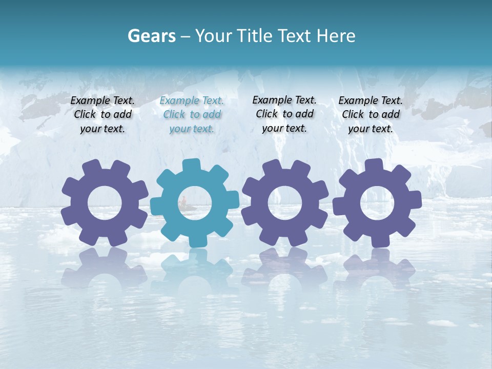 Cold Harbor Landscape PowerPoint Template