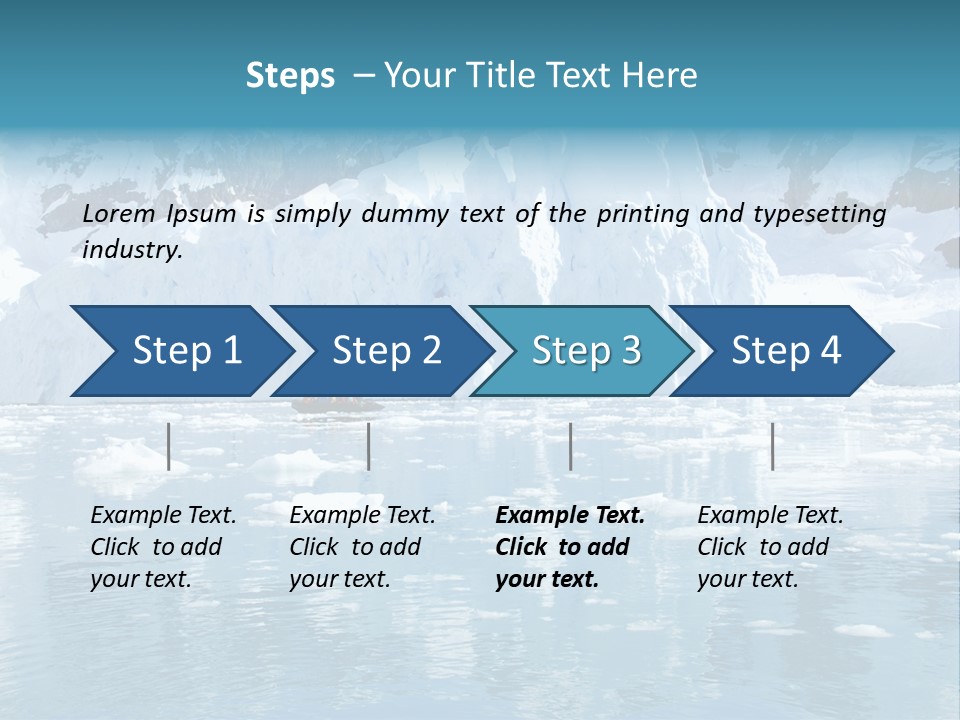 Cold Harbor Landscape PowerPoint Template