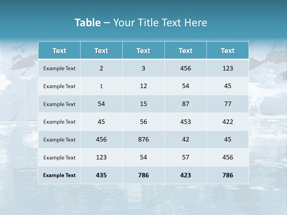 Cold Harbor Landscape PowerPoint Template