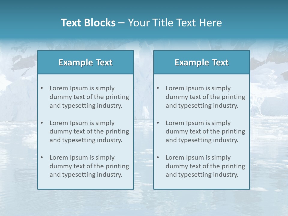 Cold Harbor Landscape PowerPoint Template