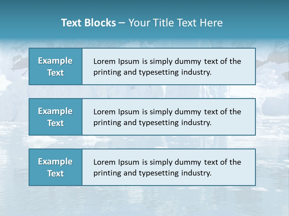 Cold Harbor Landscape PowerPoint Template