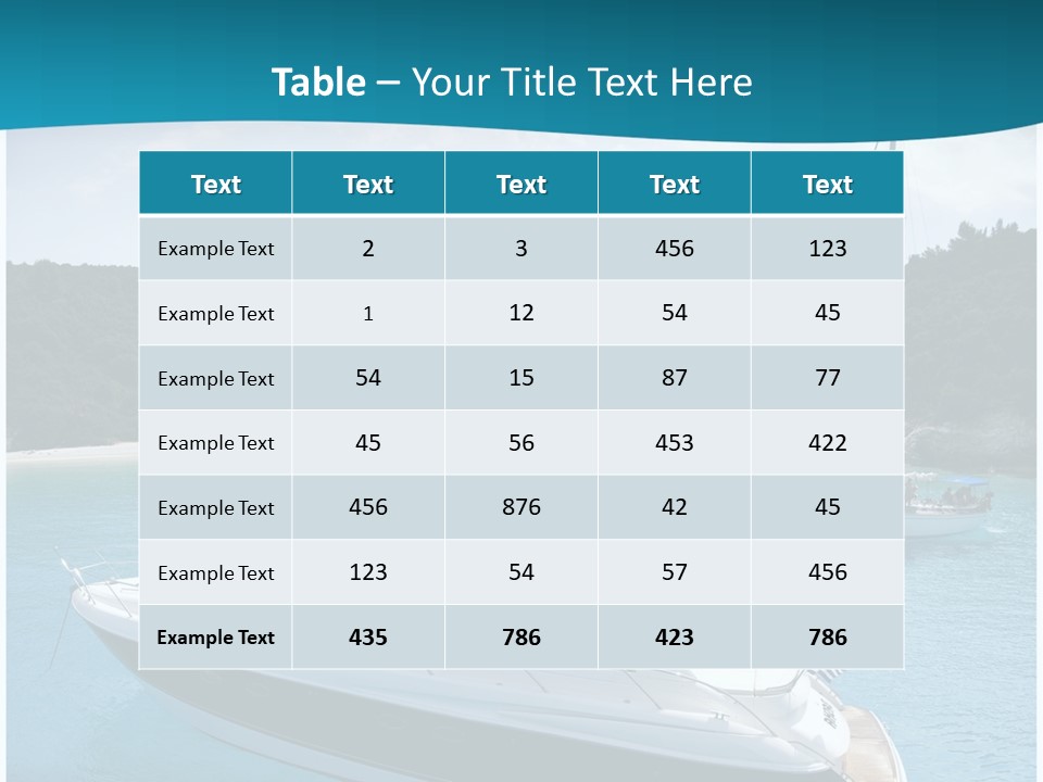 Nature Vacation Ionian PowerPoint Template