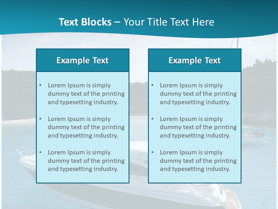 Nature Vacation Ionian PowerPoint Template