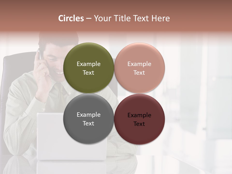 Day Sit Computer PowerPoint Template