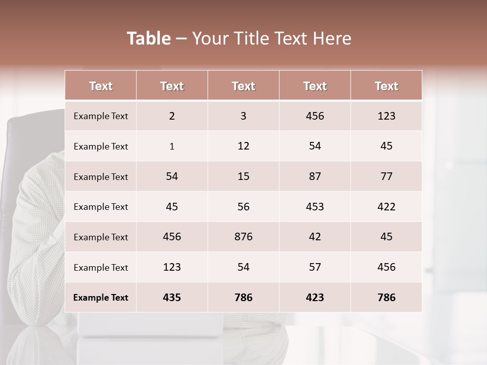 Day Sit Computer PowerPoint Template