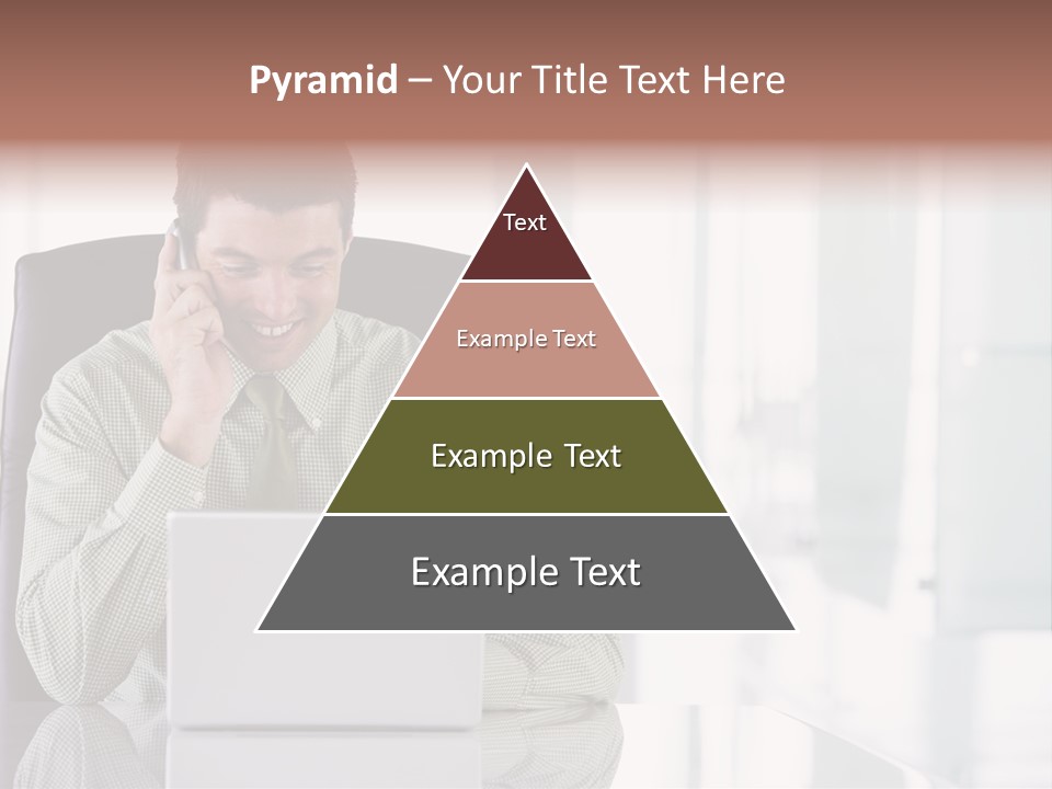 Day Sit Computer PowerPoint Template