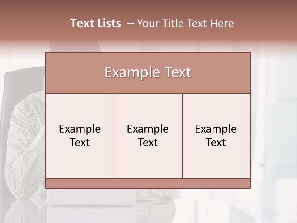 Day Sit Computer PowerPoint Template