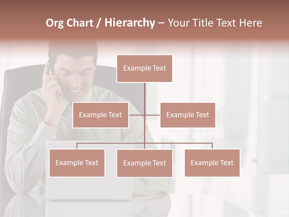 Day Sit Computer PowerPoint Template