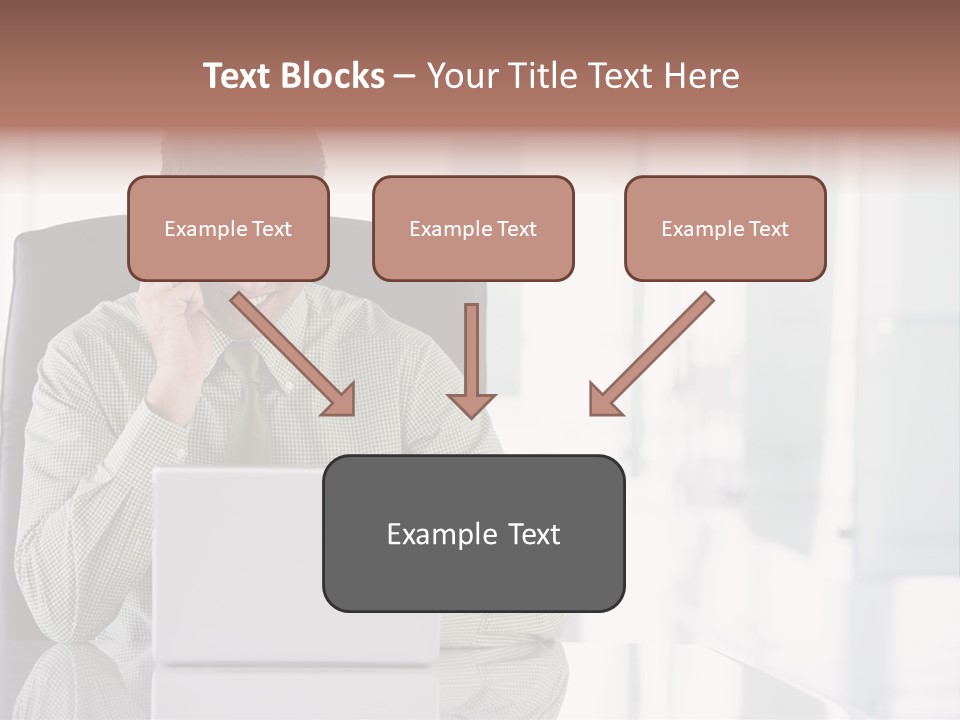 Day Sit Computer PowerPoint Template
