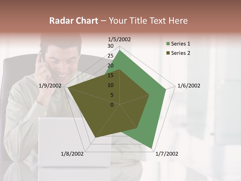 Day Sit Computer PowerPoint Template