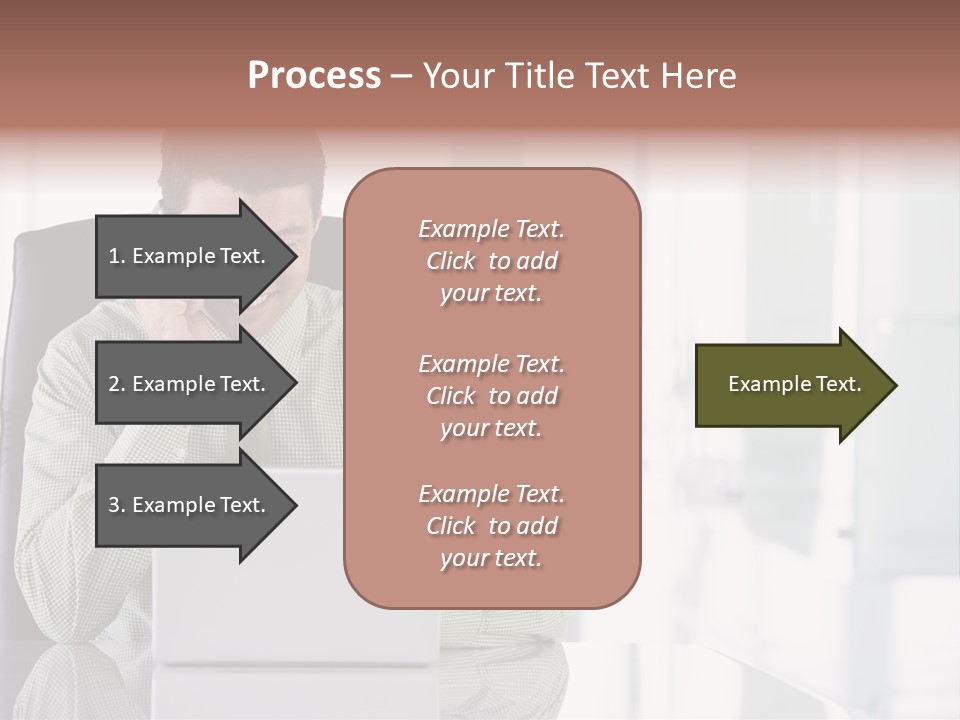 Day Sit Computer PowerPoint Template
