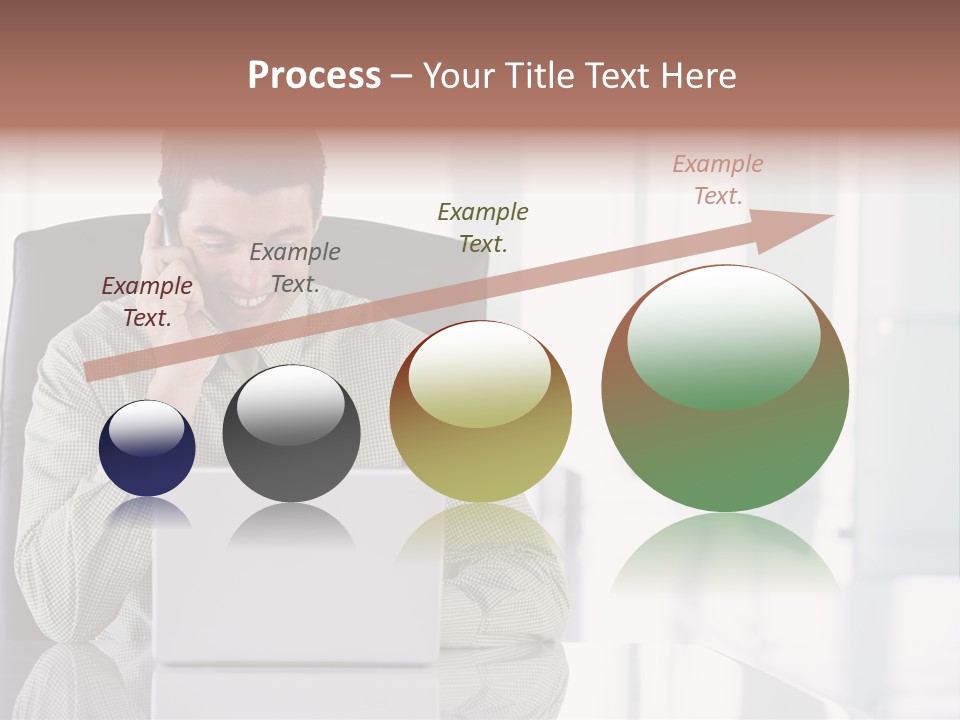 Day Sit Computer PowerPoint Template