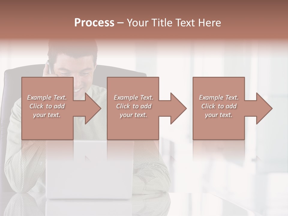 Day Sit Computer PowerPoint Template
