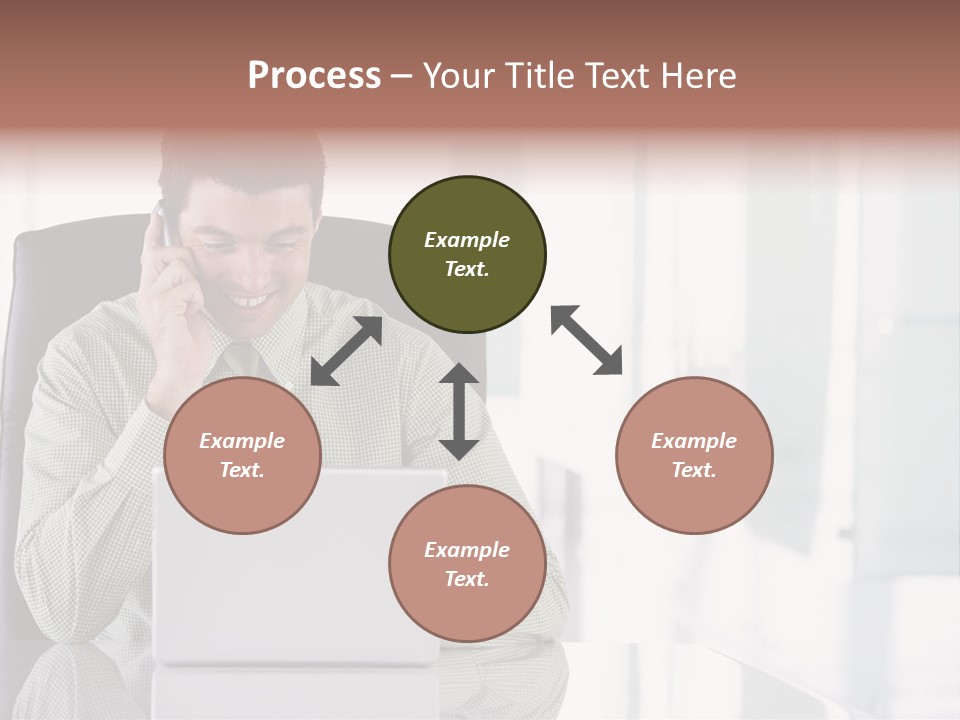 Day Sit Computer PowerPoint Template