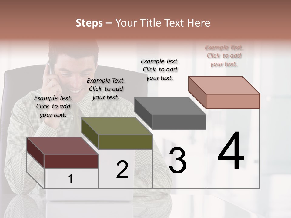 Day Sit Computer PowerPoint Template
