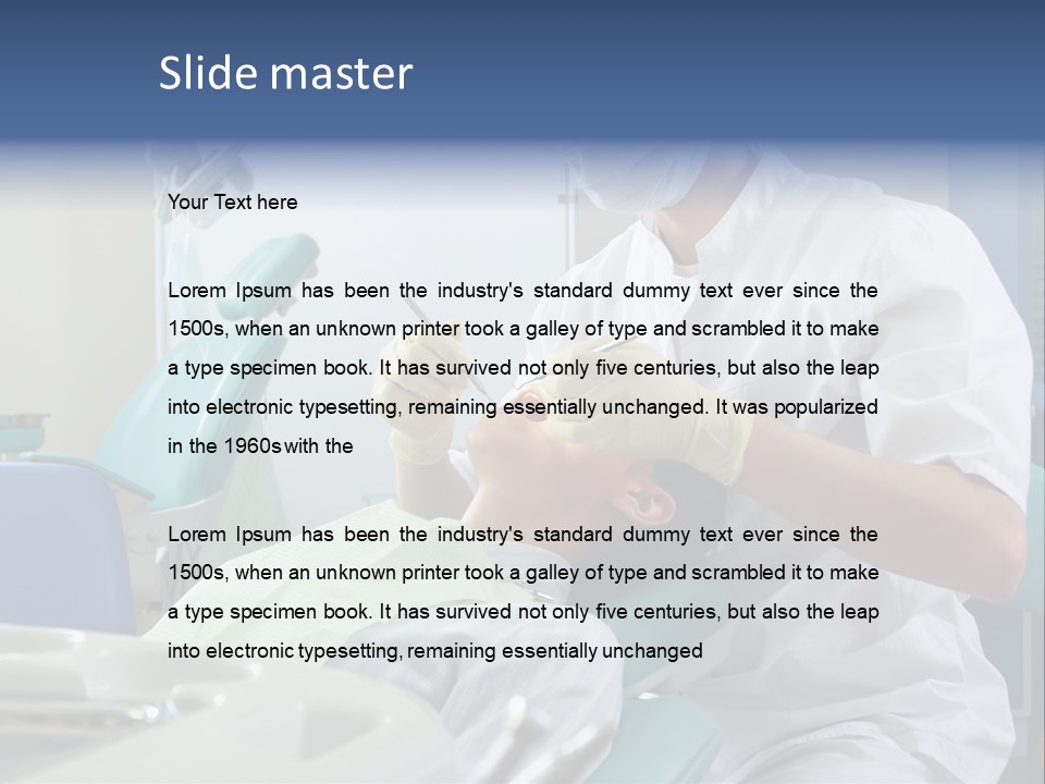 Woman Healthy Stomatology PowerPoint Template