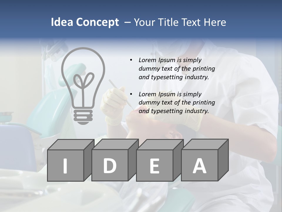 Woman Healthy Stomatology PowerPoint Template