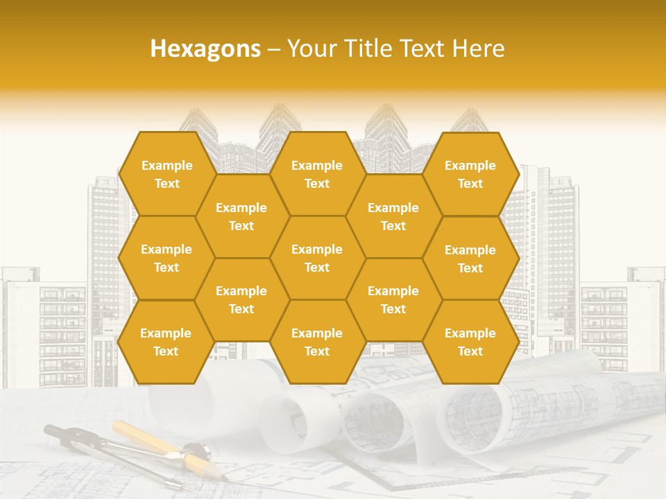 Draw Writing Instrument Estate PowerPoint Template