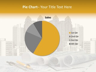 Draw Writing Instrument Estate PowerPoint Template