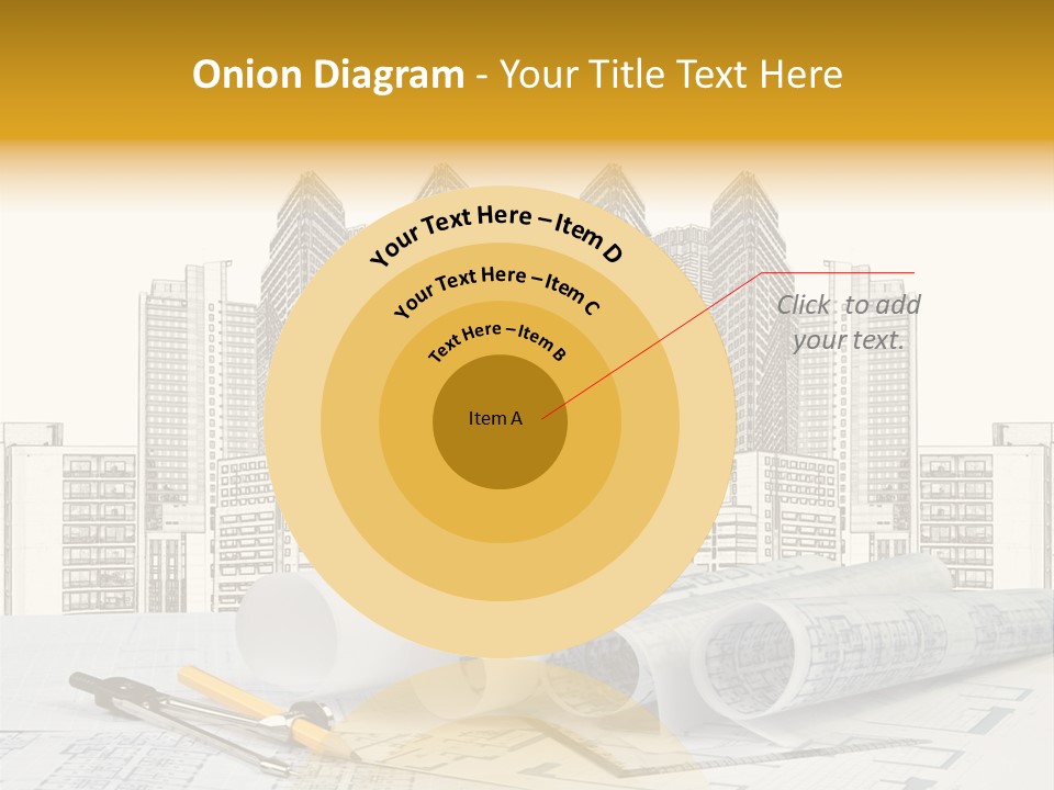 Draw Writing Instrument Estate PowerPoint Template